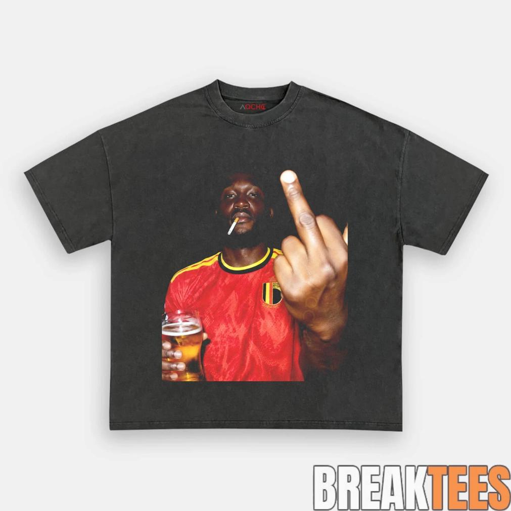 Belgium Football Team Lukaku Drunk Tee
