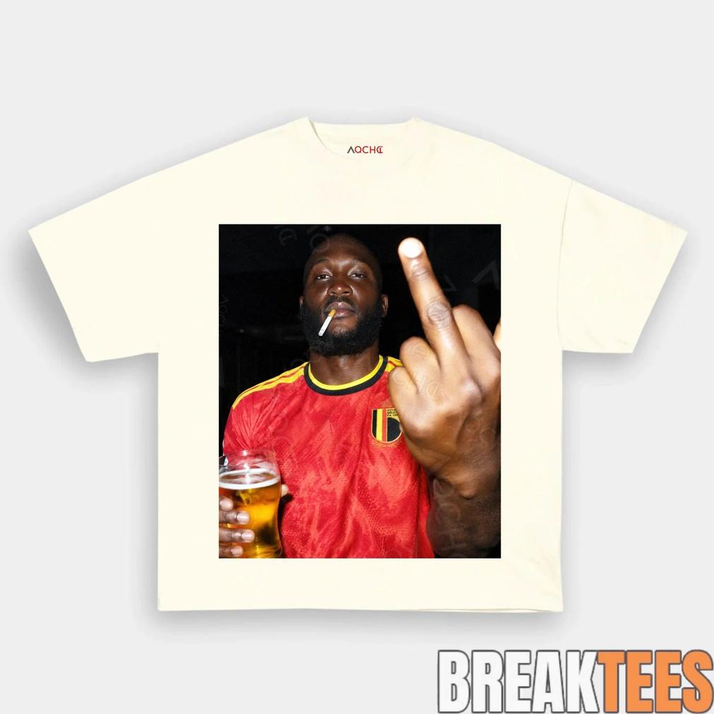 Belgium Football Team Lukaku Drunk Tee