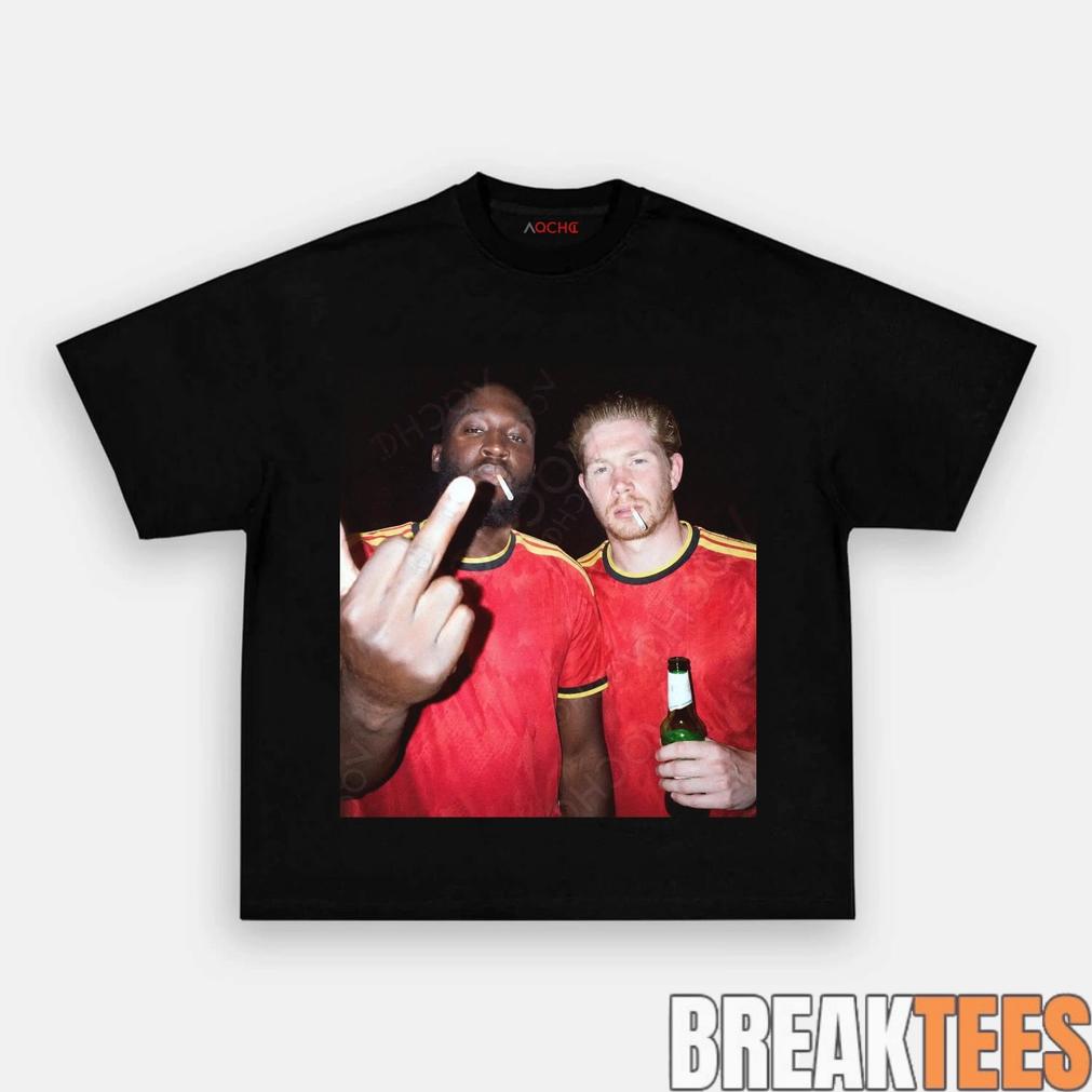 Belgium Football Team Lukaku x De Bruyne Drunk Tee