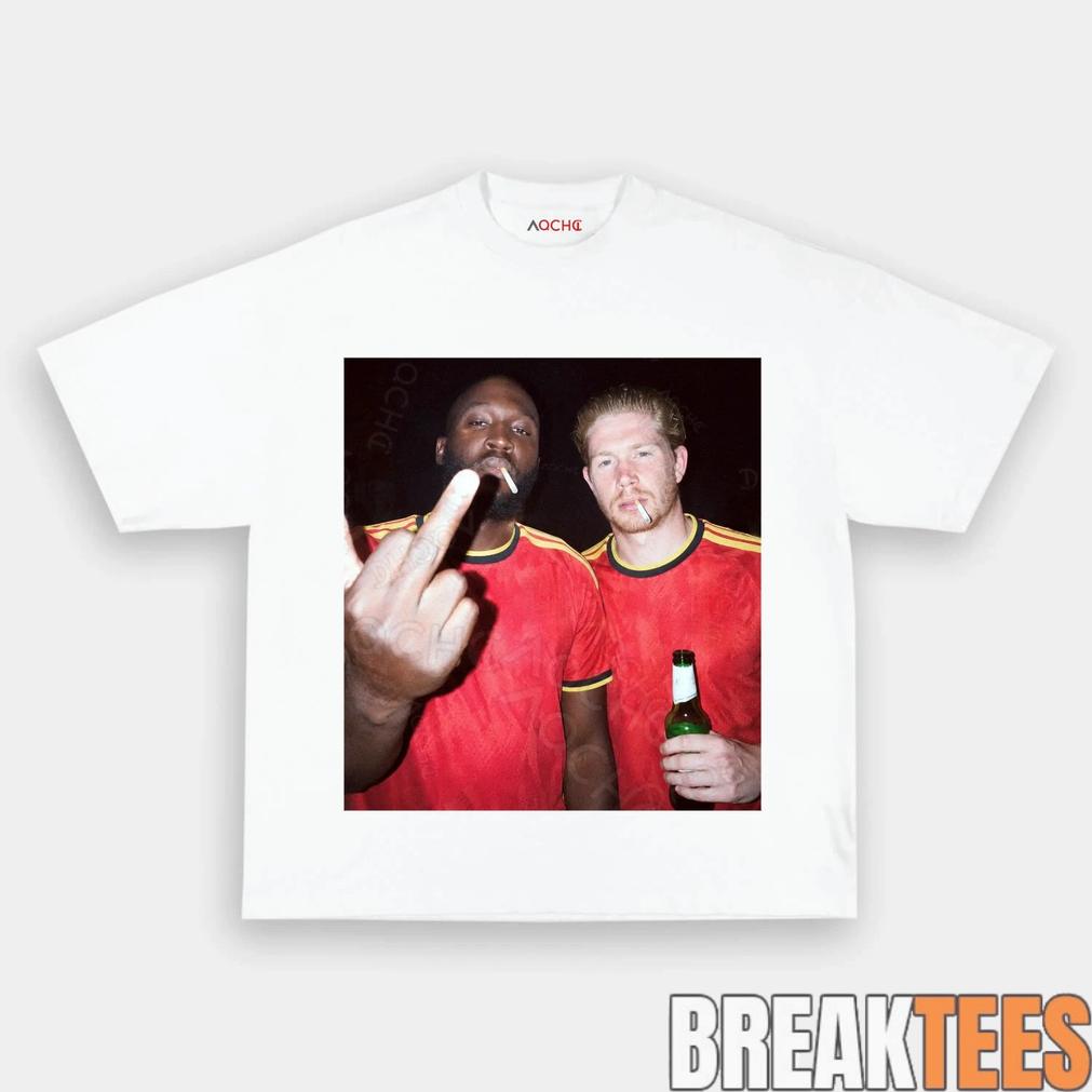 Belgium Football Team Lukaku x De Bruyne Drunk Tee
