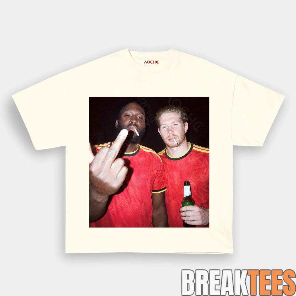 Belgium Football Team Lukaku x De Bruyne Drunk Tee