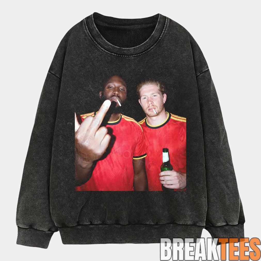 Belgium Football Team Lukaku x De Bruyne Drunk Tee
