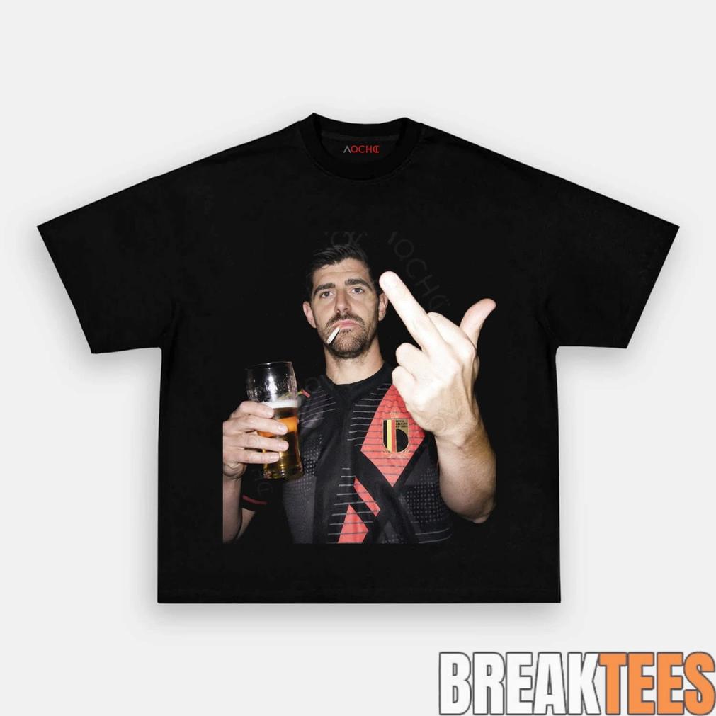 Belgium Football Team Thibaut Courtois Drunk Tee