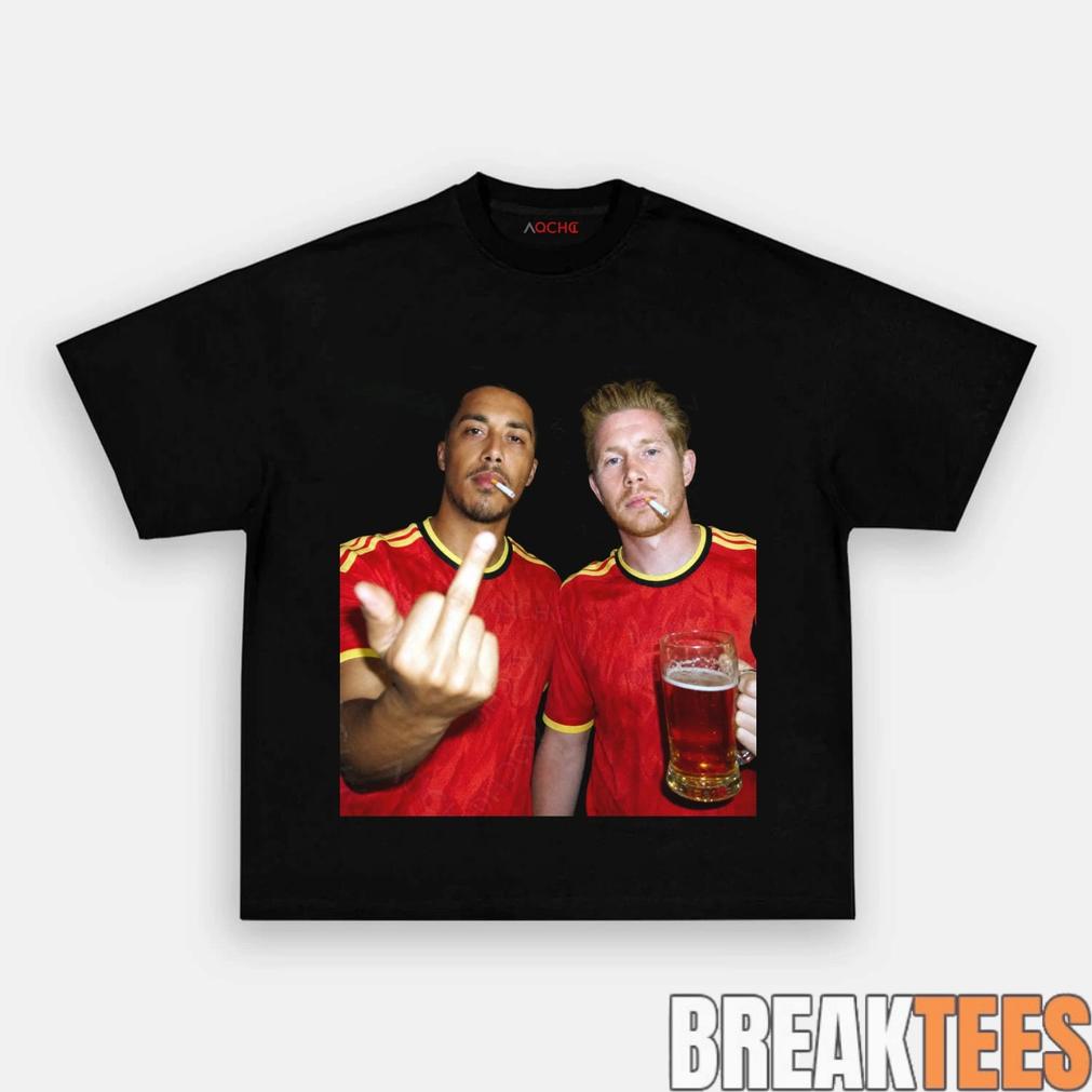 Belgium Football Team Tielemans x De Bruyne Drunk Tee
