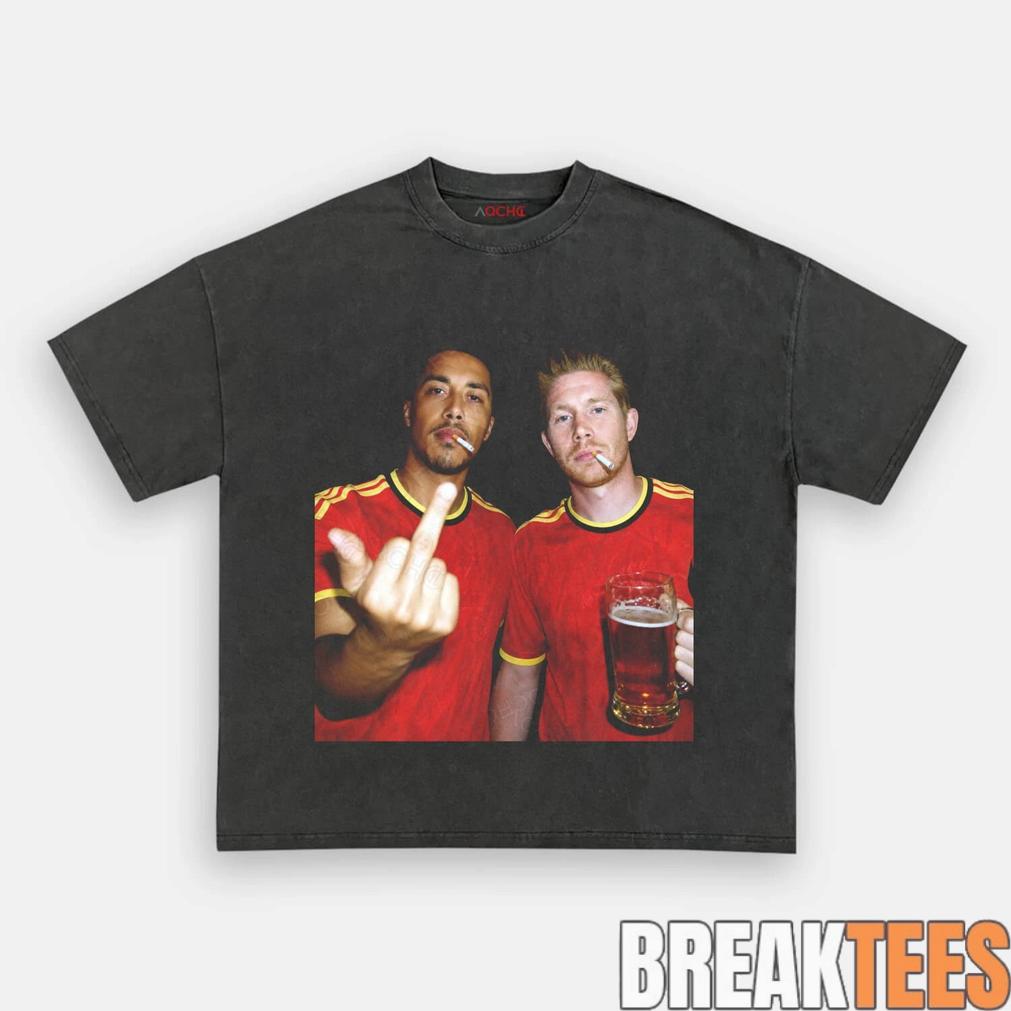 Belgium Football Team Tielemans x De Bruyne Drunk Tee