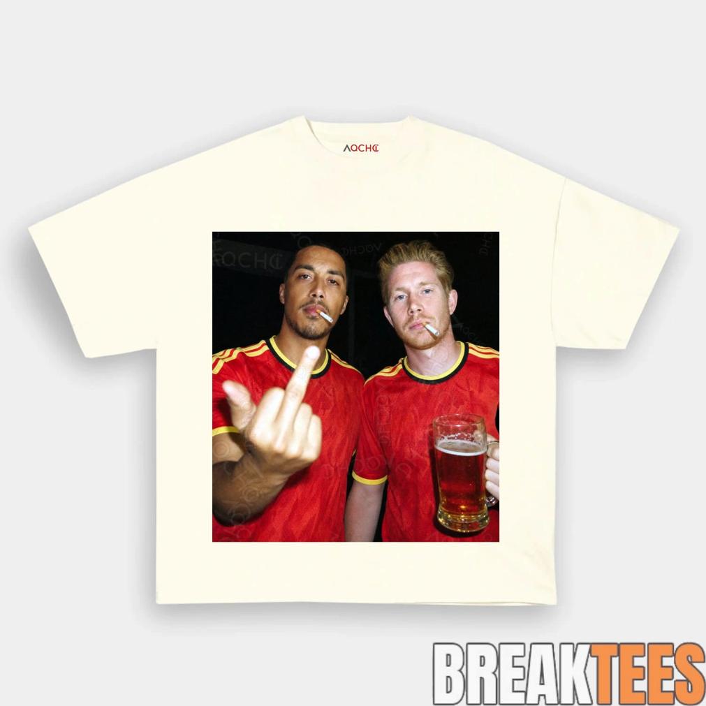 Belgium Football Team Tielemans x De Bruyne Drunk Tee
