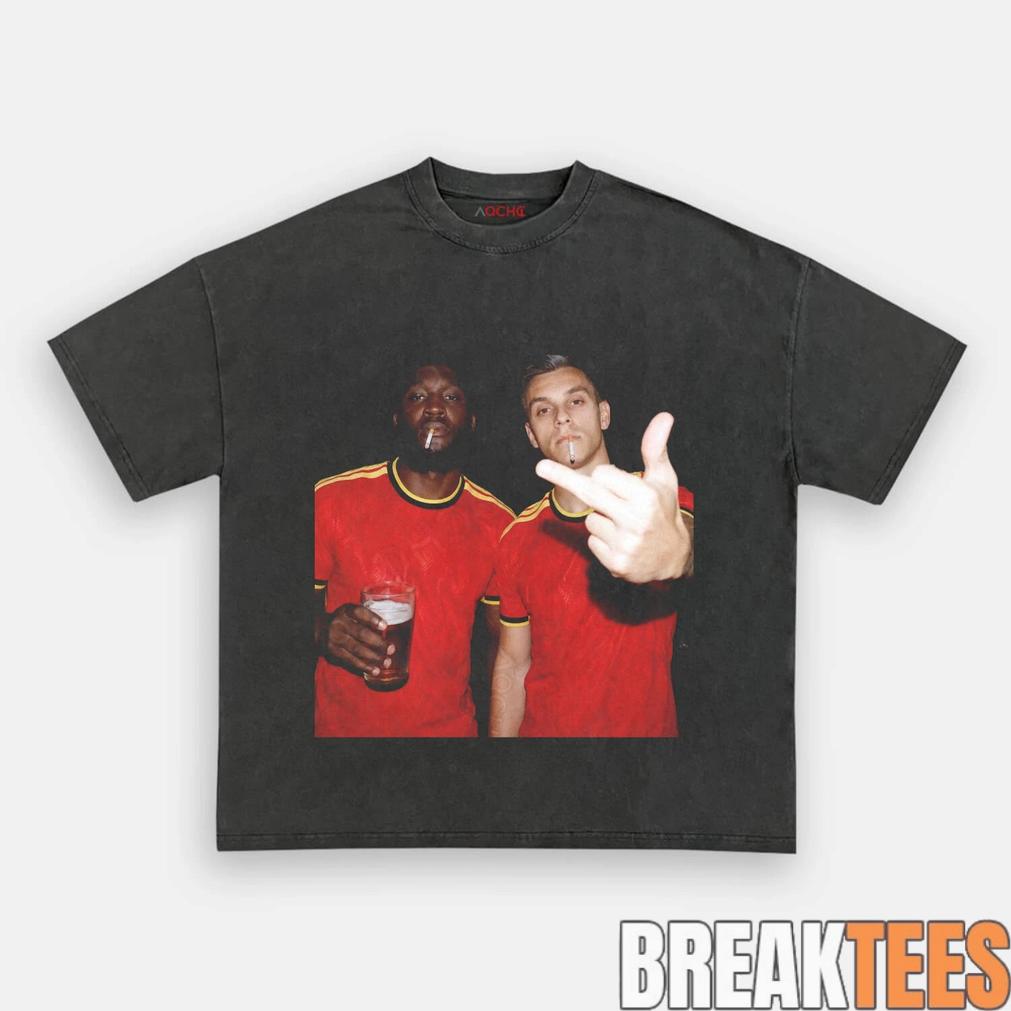 Belgium Football Team Trossard x Lukaku Drunk Tee