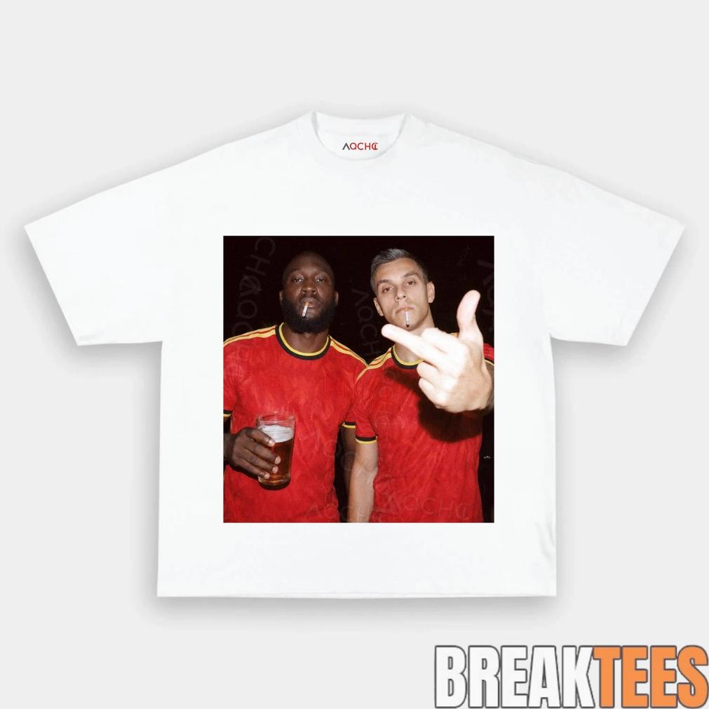 Belgium Football Team Trossard x Lukaku Drunk Tee