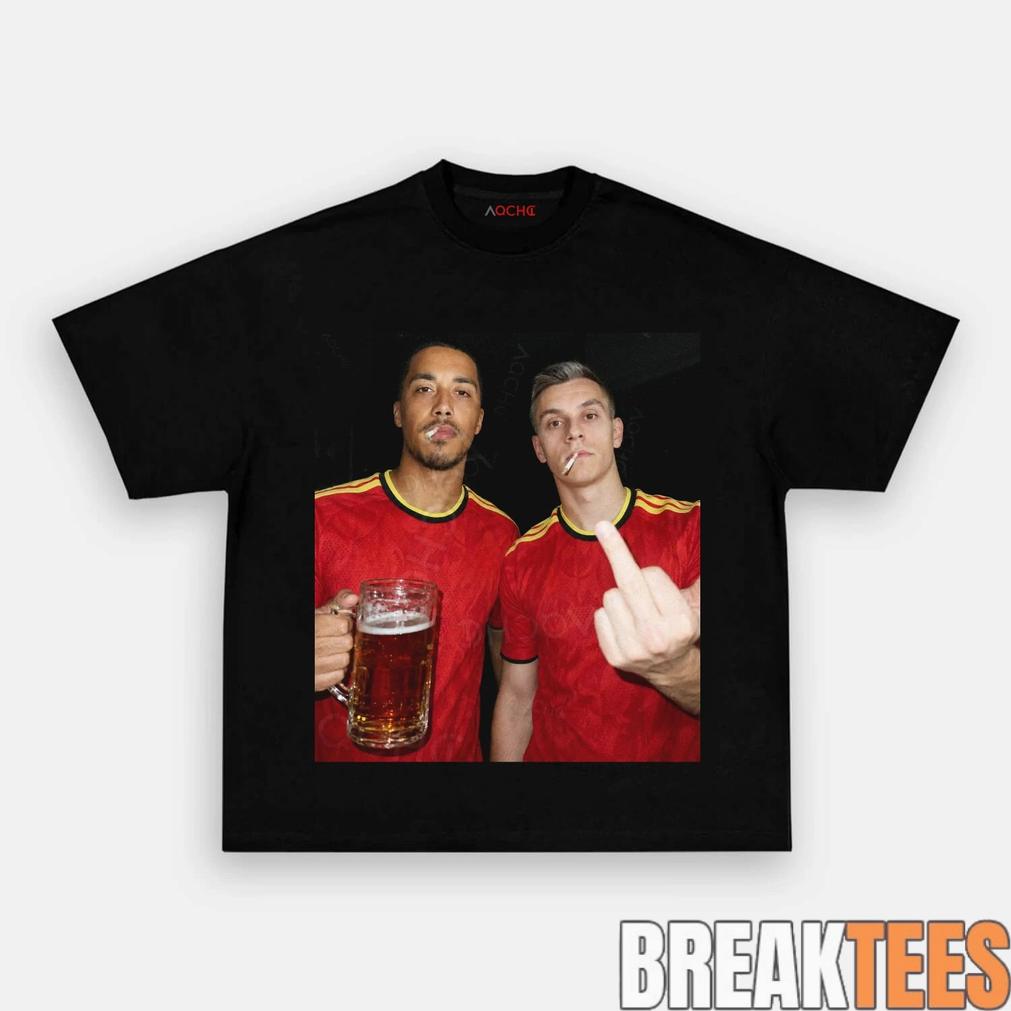 Belgium Football Team Trossard x Tielemans Drunk Smoke Tee