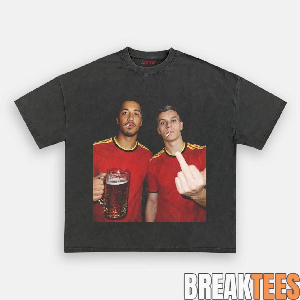Belgium Football Team Trossard x Tielemans Drunk Smoke Tee