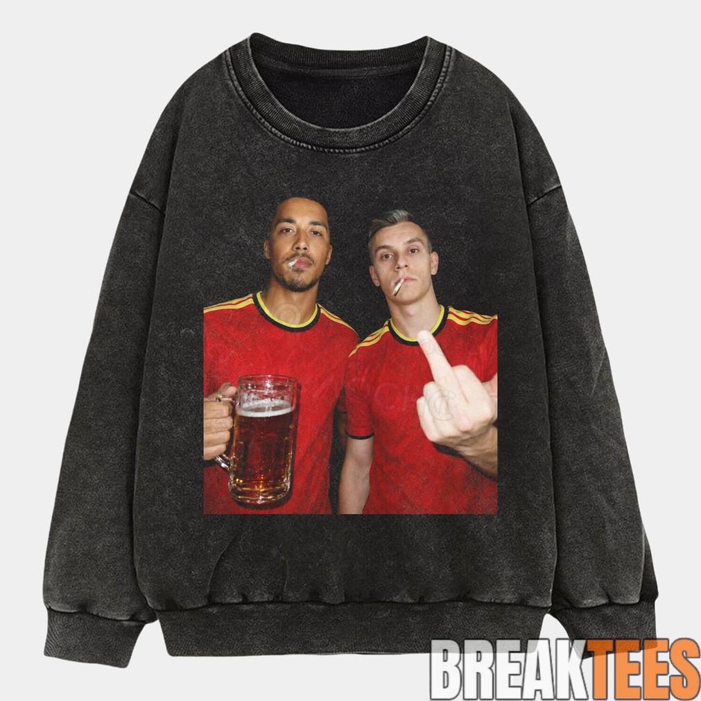 Belgium Football Team Trossard x Tielemans Drunk Smoke Tee