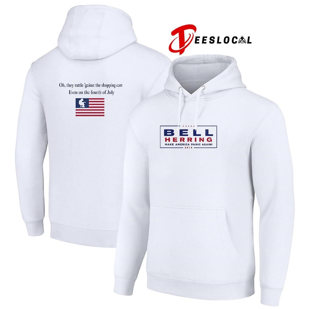 Bell Herring Make America panic again oh they rattle ‘gainst the shopping cart shirt
