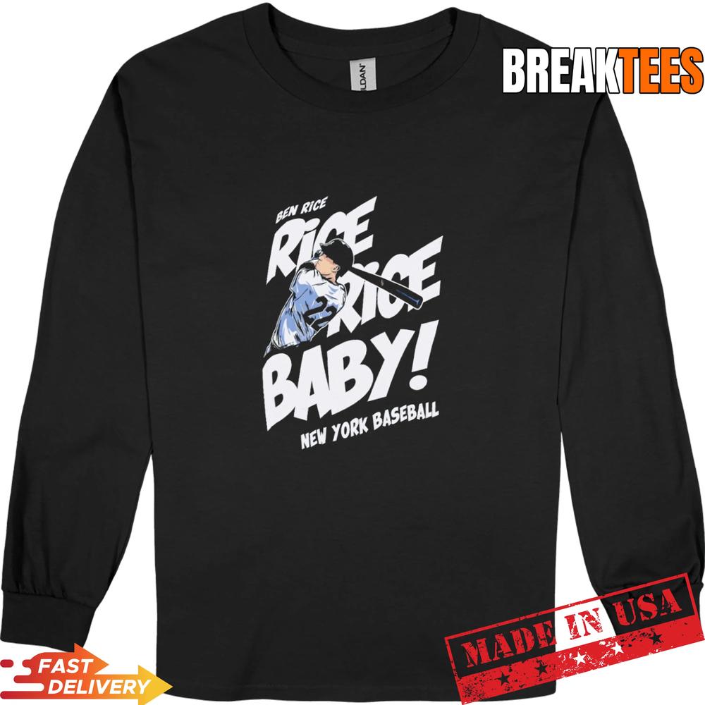 Ben Rice Rice Baby New York Yankees T-Shirt