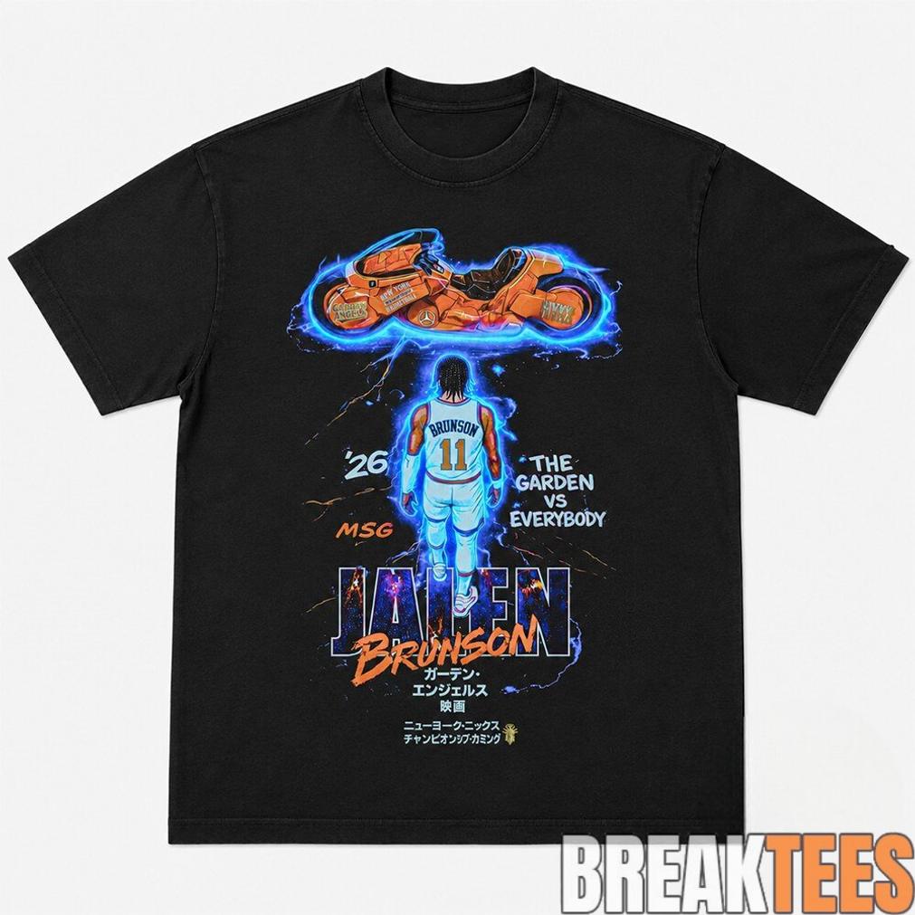 Ben Stiller Knicks Game 5 Jalen Brunson Motorcycle Shirt