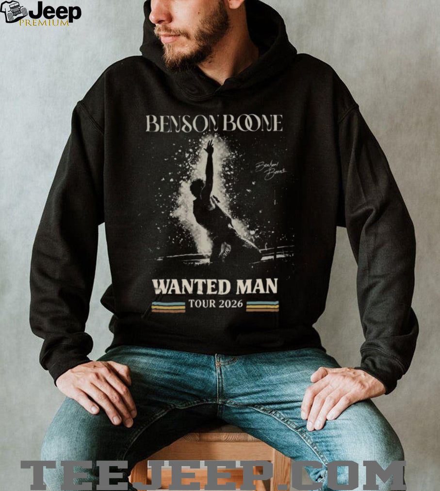 Benson Boone Wanted Man Tour 2026 Concert Vintage Retro Style Fans Shirt