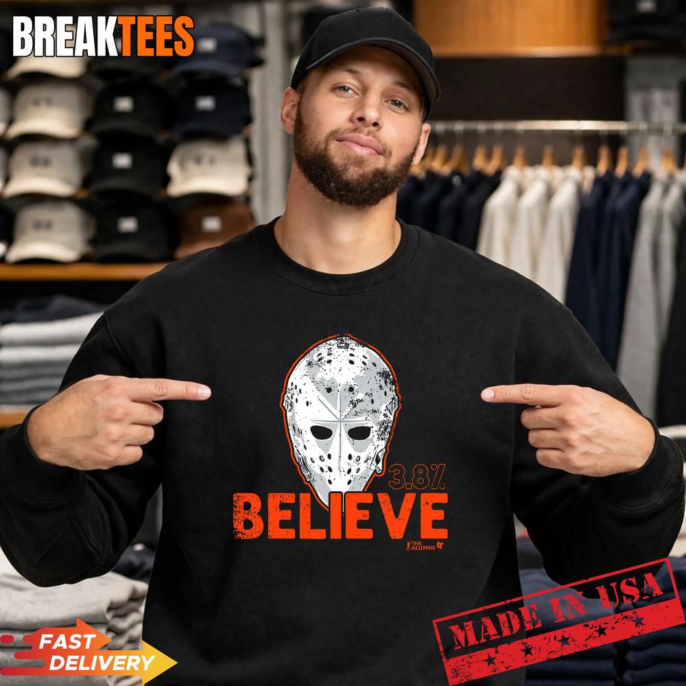 Bernie Parent Believe Mask Philadelphia Hockey Shirt
