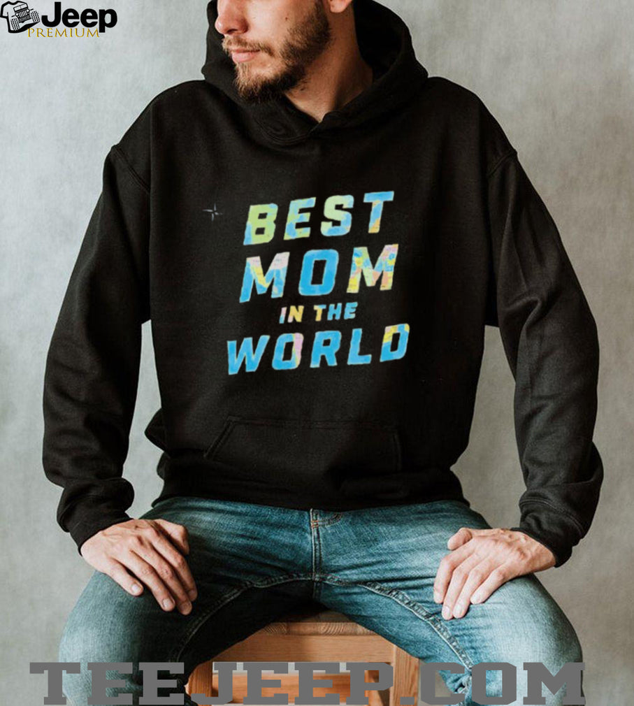Mom in the World Colorful Typography Mother’s Day T Shirt