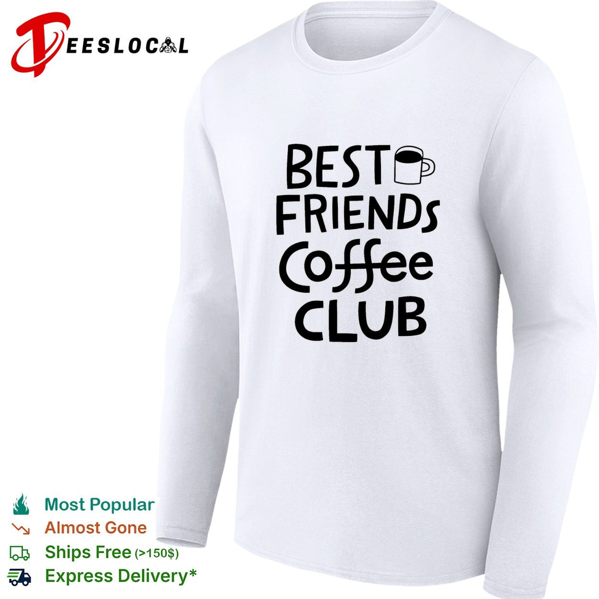 friends coffee club funny shirt
