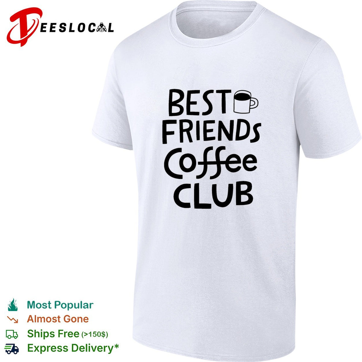friends coffee club funny shirt