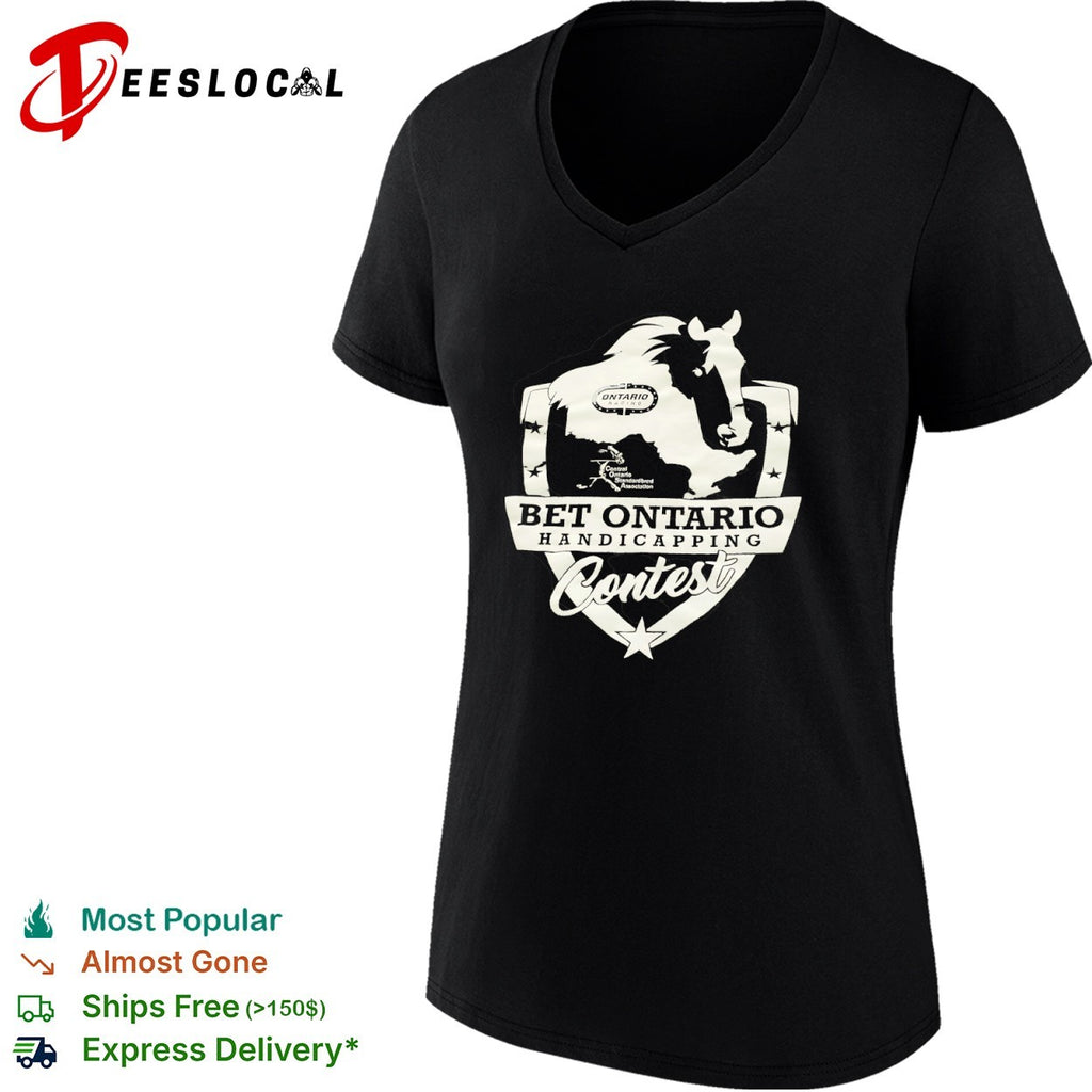 Bet Ontario Handicapping Contest Ontario Racing Central Ontario Standardbred shirt