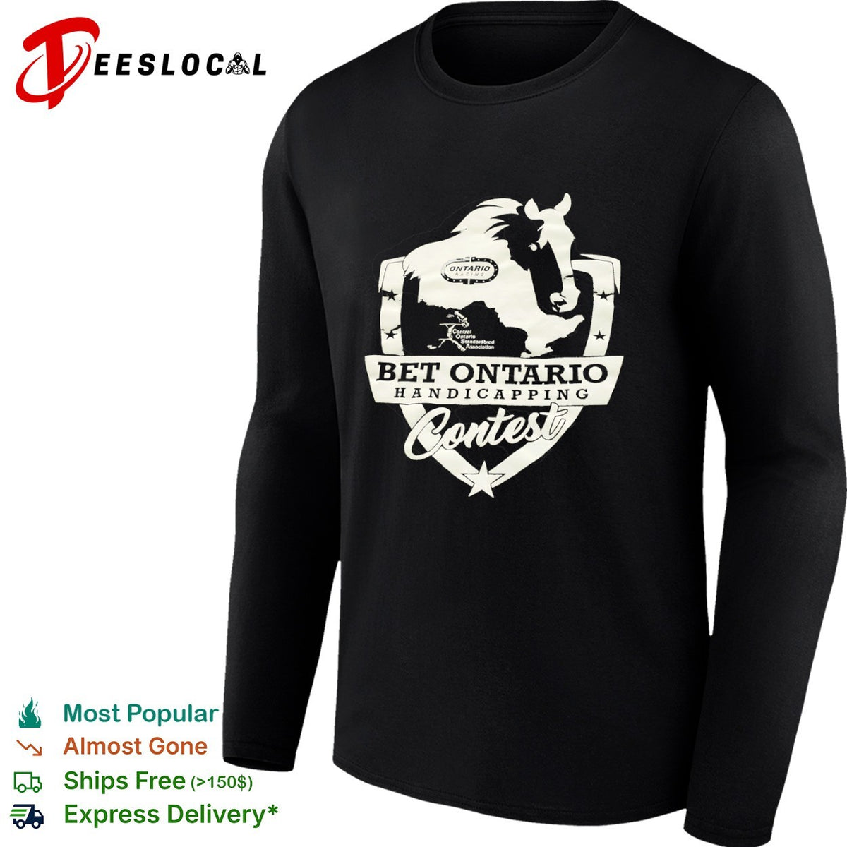 Bet Ontario Handicapping Contest Ontario Racing Central Ontario Standardbred shirt