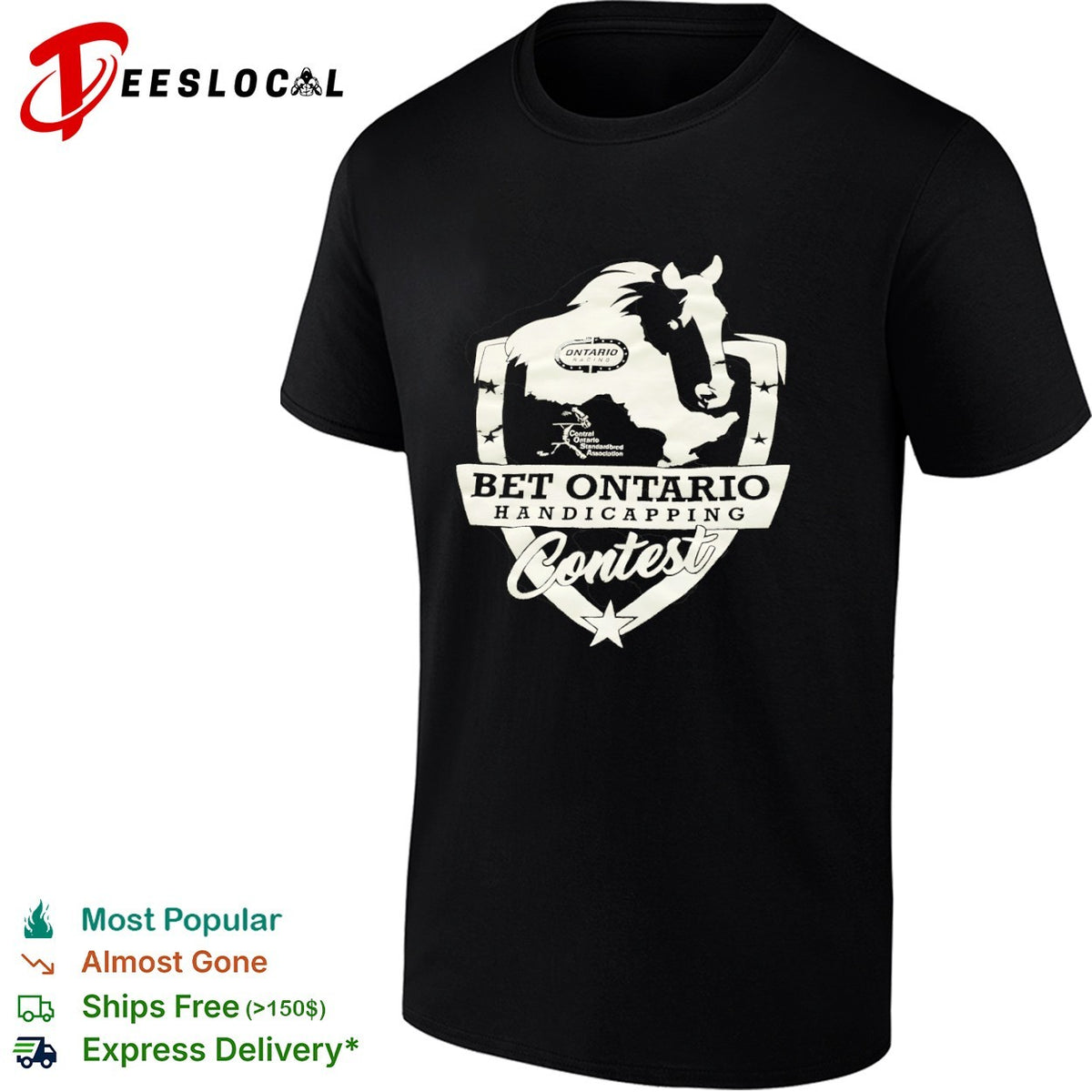 Bet Ontario Handicapping Contest Ontario Racing Central Ontario Standardbred shirt