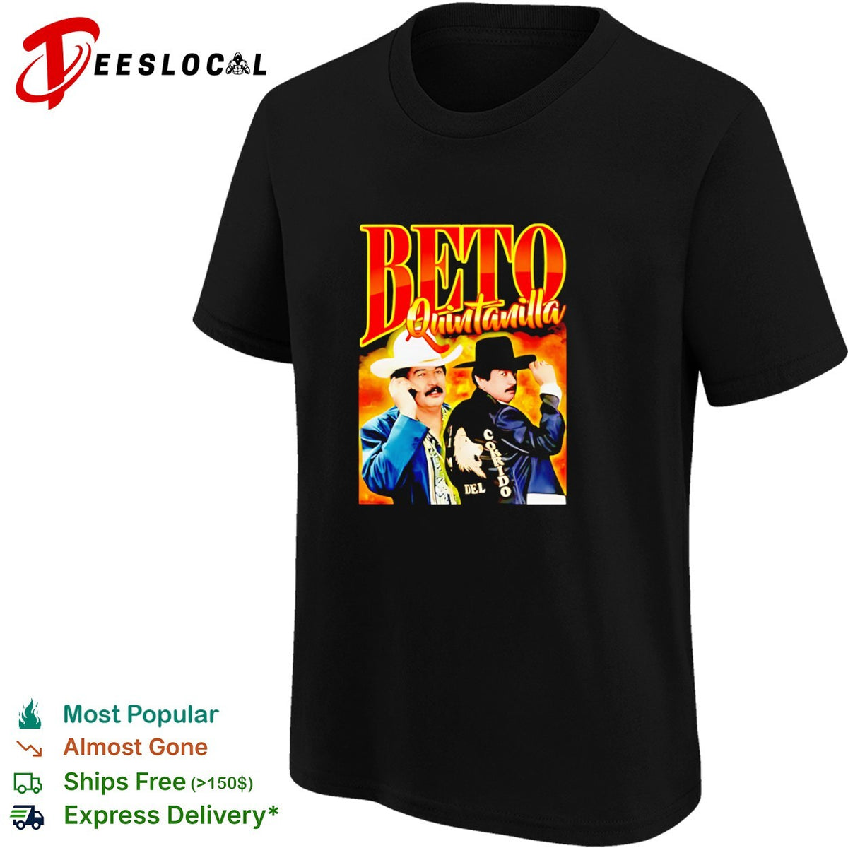 Beto Quintanilla El Leon del Corrido shirt