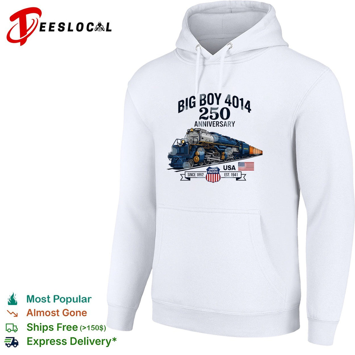 Big Boy 4014 Union Pacific 250th anniversary locomotive USA shirt