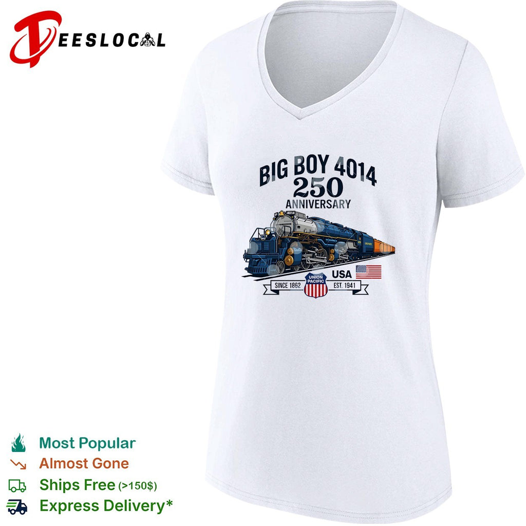 Big Boy 4014 Union Pacific 250th anniversary locomotive USA shirt
