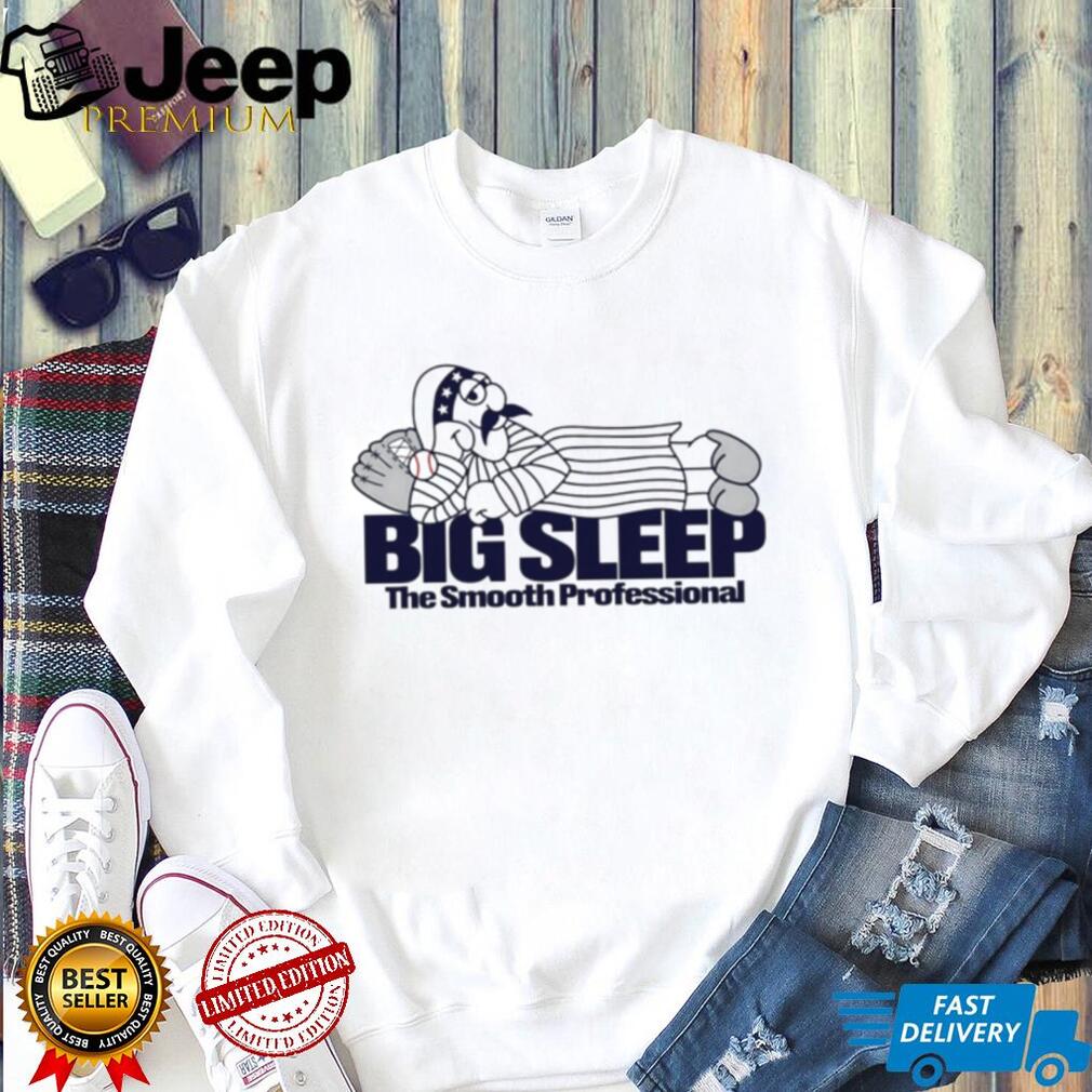 Big Sleep Smooth Professional Funny Baseball Player T Shirt