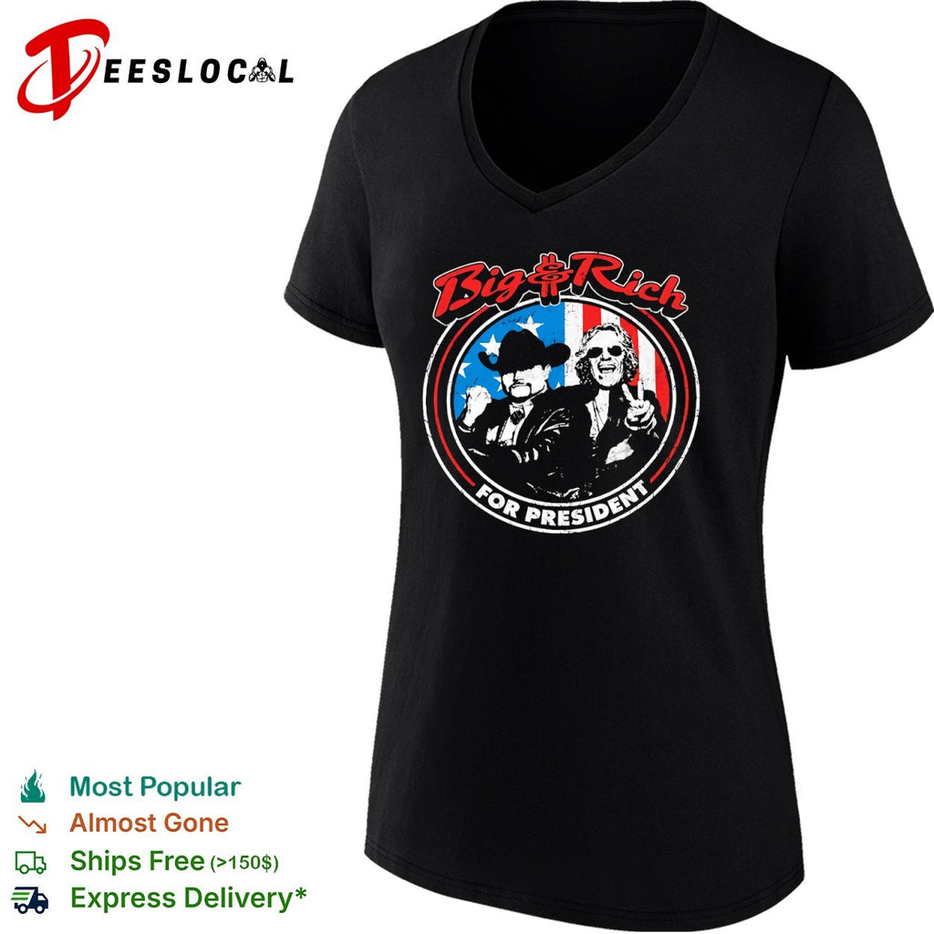 Big and Rich for president country music duo shirt