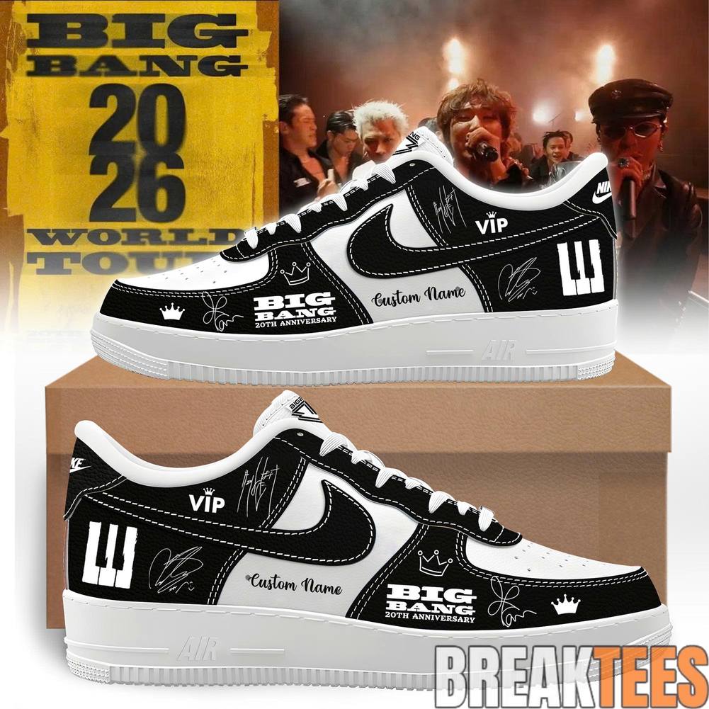 BigBang 20th Anniversary World Tour 26 Custom Air Force 1