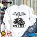 Biker Men Ride A Trike In Their Seventies Motorcycle Gift Shirt