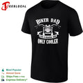 Biker dad like a normal dad only coole shirt