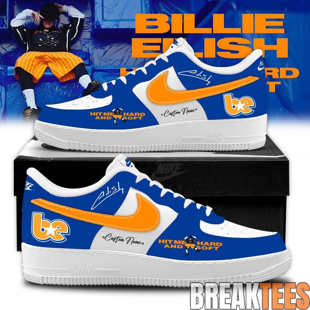 Billie Eilish Hit Me Hard and Soft Tour 2026 Custom Air Force 1 Shoes