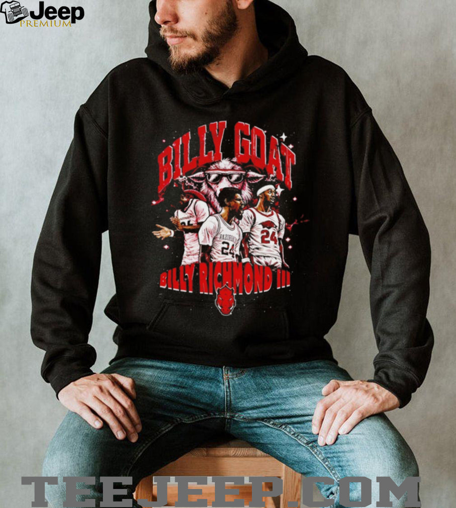 Billy Richmond III Arkansas Razorbacks Billy Goat Basketball Graphic T Shirt