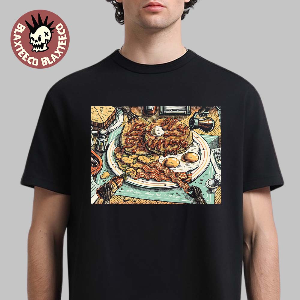 Billy Strings Albany New York 2025 Event Poster At MVP Arena On November 12 2025 T-Shirt