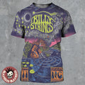 Billy Strings Asheville North Carolina 2026 Night 2 Poster At Exploreasheville.com Arena On February 11 2026 Art By Fez Moreno All Over Print Shirt