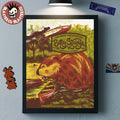 Billy Strings Huntsville Alabama 2025 Night 3 Gig Poster At The Orion Amphitheater On October 25 2025 Home Decor Poster Canvas