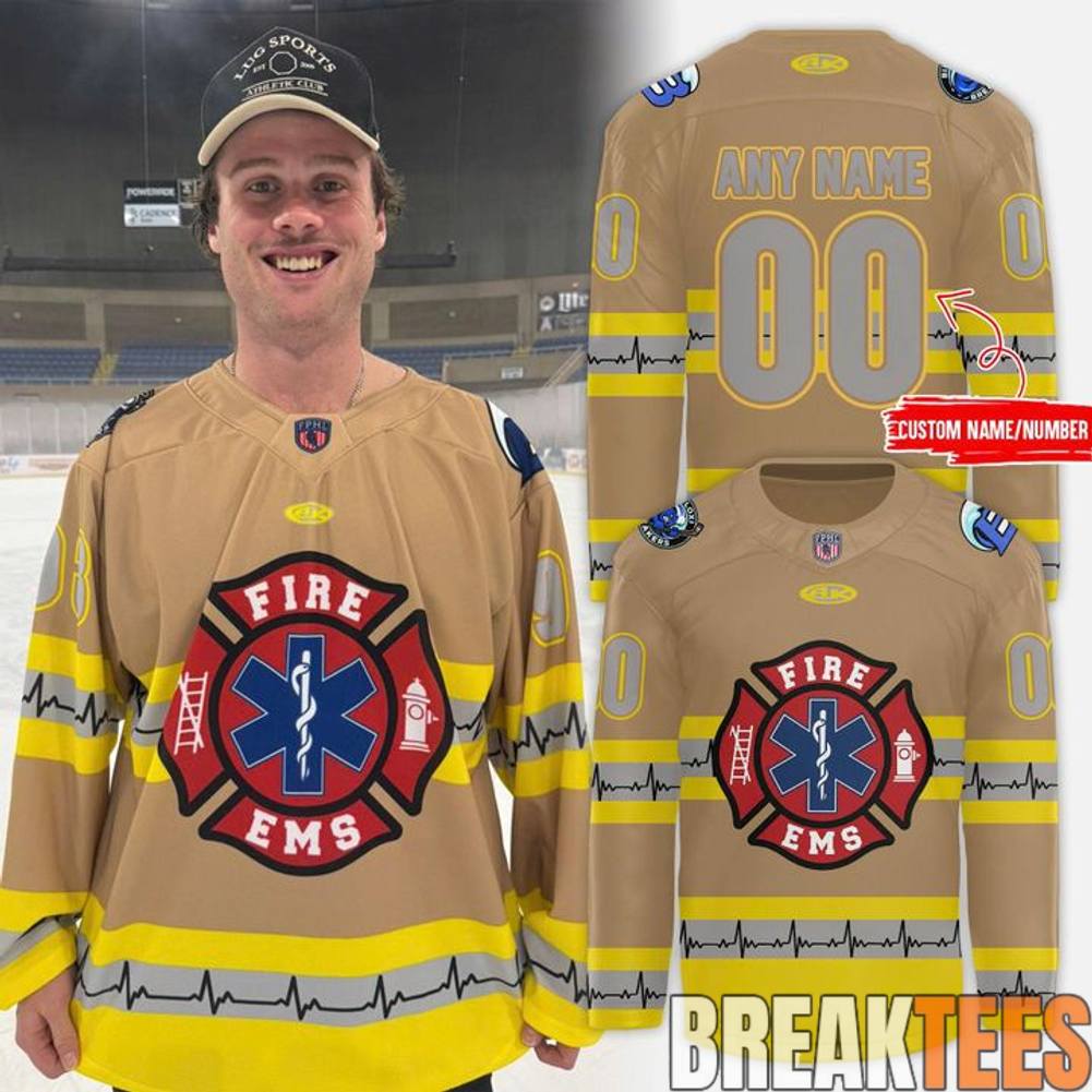 Biloxi Breakers 2026 First Responders Night Hockey Jersey