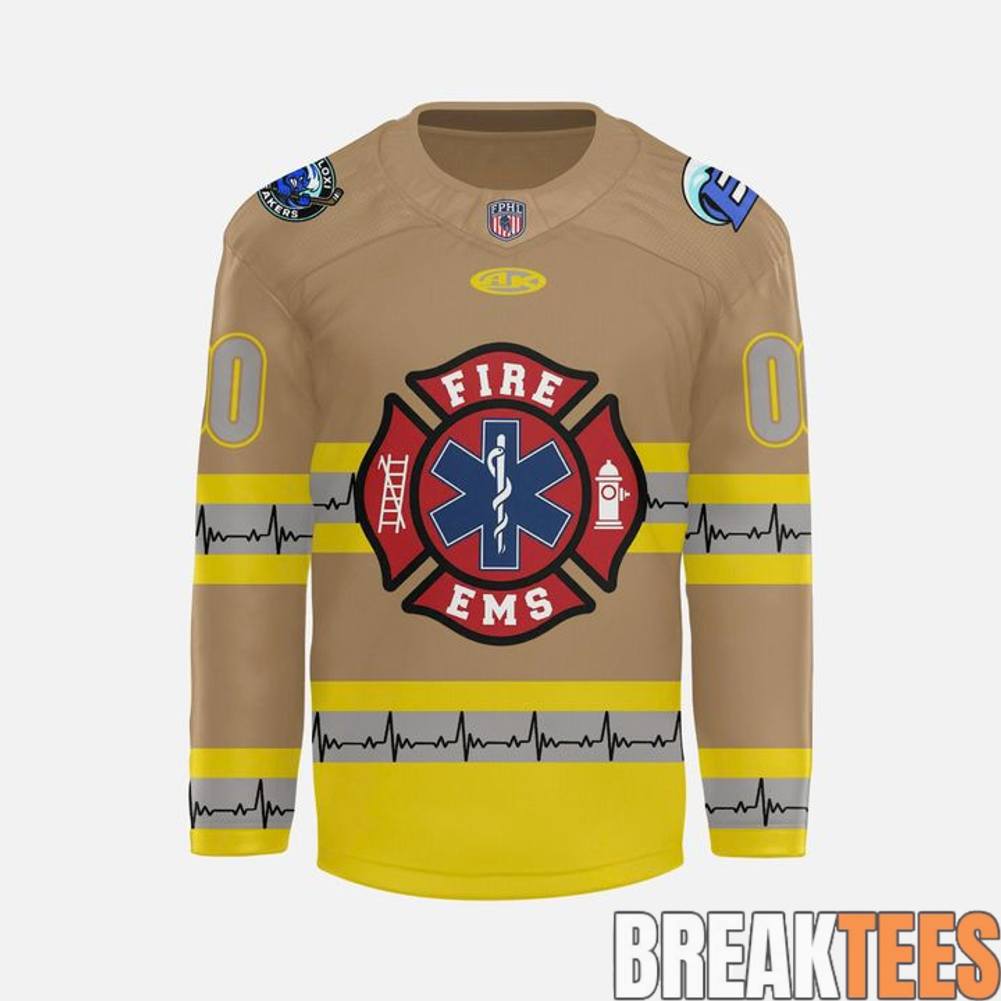 Biloxi Breakers 2026 First Responders Night Hockey Jersey