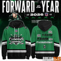 Binghamton Black Bears 2026 FPHL Champions Three-Peat Design Hoodie