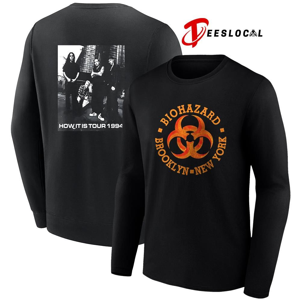Biohazard Brooklyn New York how it is tour 1994 graphic shirt