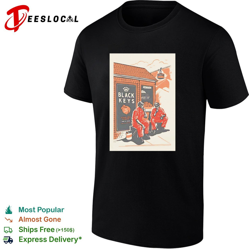Black Keys concert poster shirt