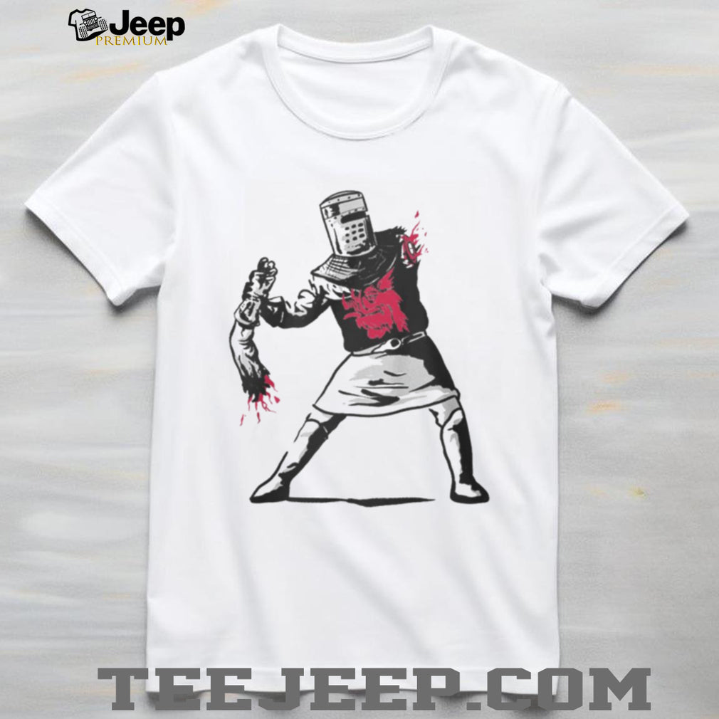 Black Knight Armless Flesh Wound Monty Python Graphic T Shirt