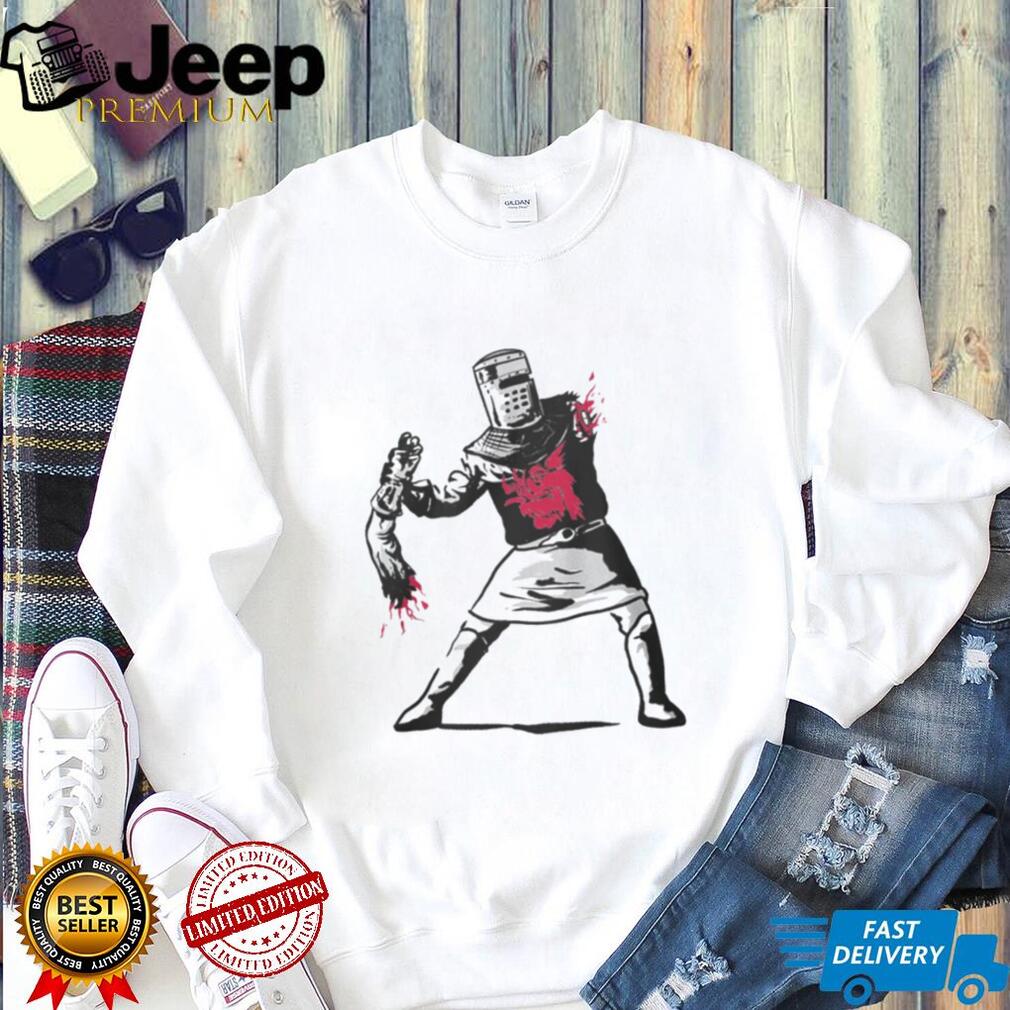 Black Knight Armless Flesh Wound Monty Python Graphic T Shirt