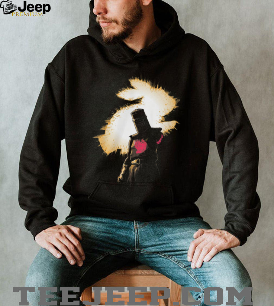 Black Knight Stand Tall Silhouette Monty Python Fan T Shirt