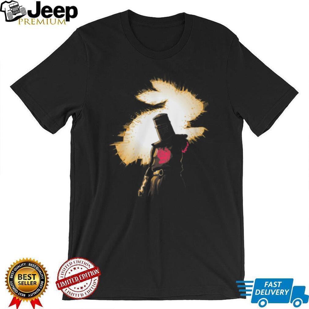 Black Knight Stand Tall Silhouette Monty Python Fan T Shirt