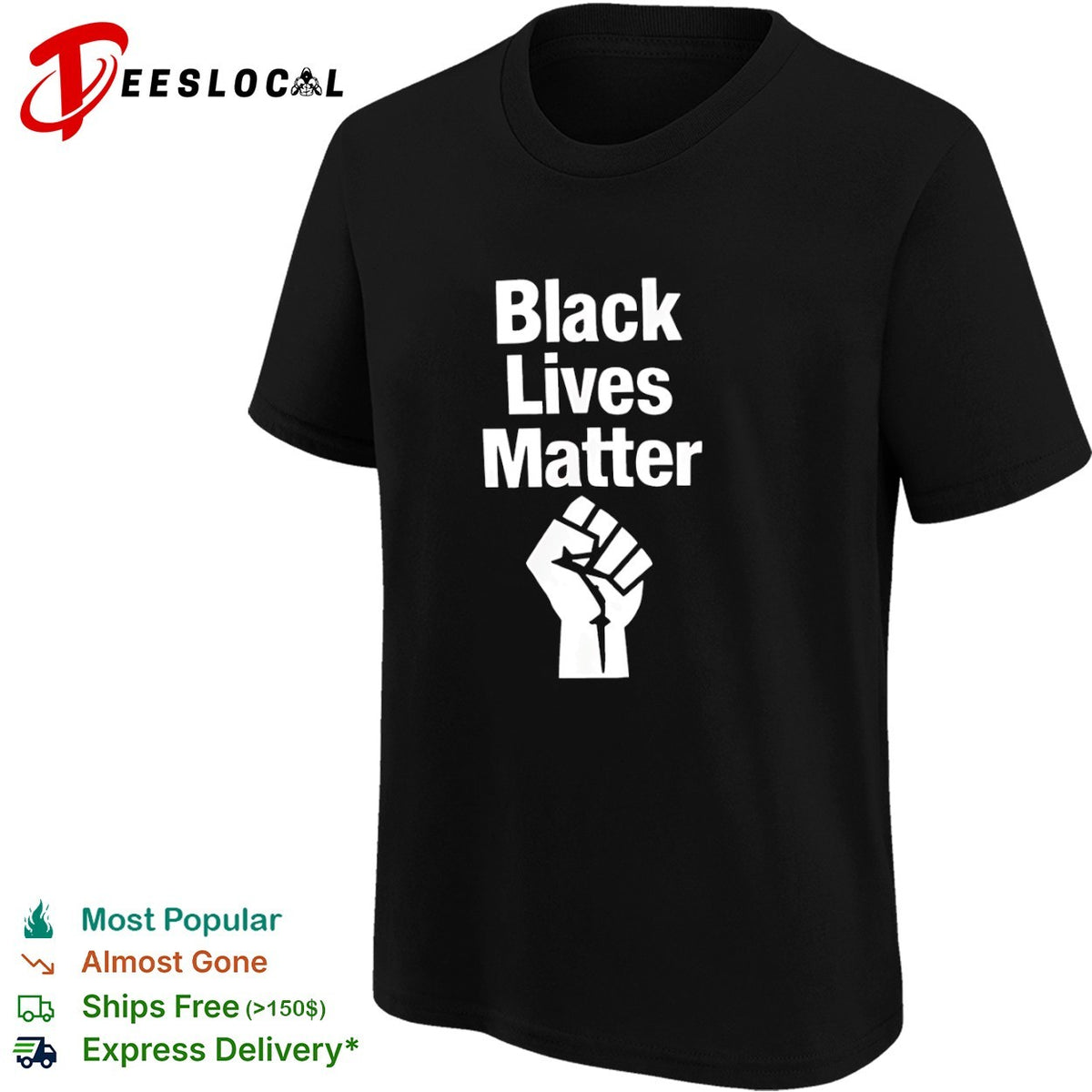 Black Lives Matter Raised Fist shirt