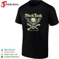 Black Tusk Systems of Solitude Crowned Skull Snake Wings Band Heavy Metal shirt
